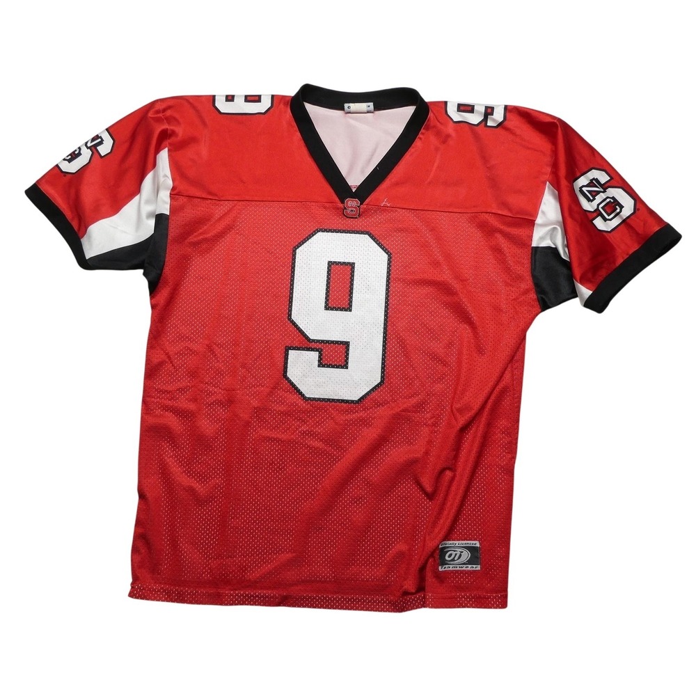 NC State Wolfpack Jersey Mens XL Red NCAA College Football OT Sports #9